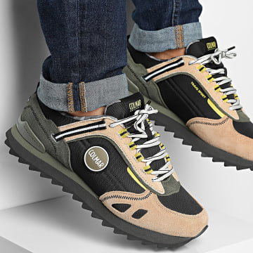 Colmar - Sneakers Travis Sport Combat Nero Marrone Verde Militare