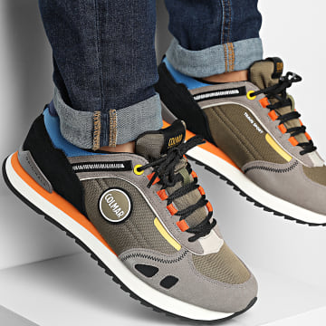Colmar - Sneakers Travis Sport Flash Verde Militare Multicolore