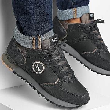 Colmar - Scarpe da ginnastica Travis Boost Antracite Verde Militare