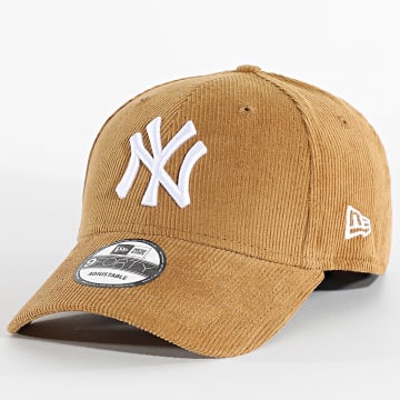 New Era - 9Forty NY Yankees geribde pet 70956562 Licht camel