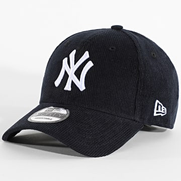 New Era - 9Forty NY Yankees geribde pet 70957095 Donker marineblauw