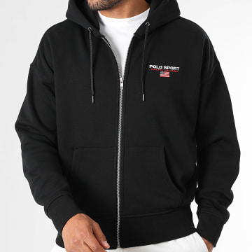 Polo Sport Ralph Lauren - Sweat Capuche Zippé Logo Sport Noir
