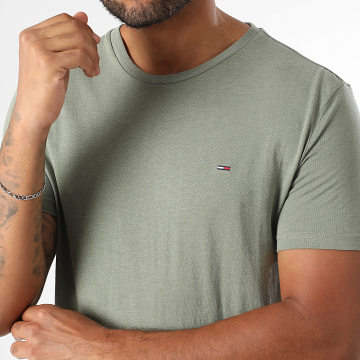 Tommy Jeans - Tee Shirt Slim Jaspe 2.0 0363 Light Khaki Green