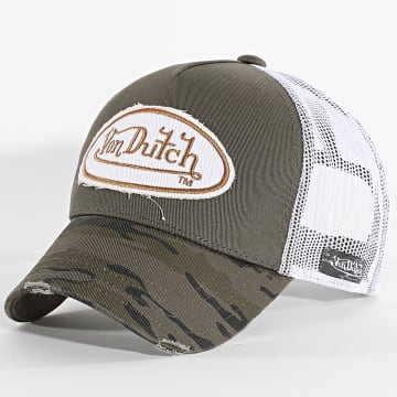 Von Dutch - Kam Trucker Cap Caqui Verde Blanco Camuflaje