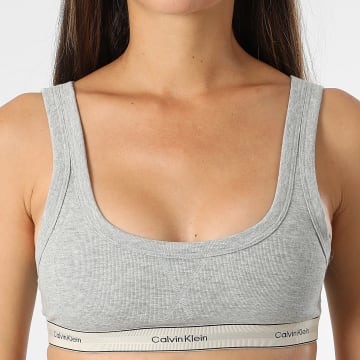 Calvin Klein - Sujetador de mujer QF8365 Heather Grey