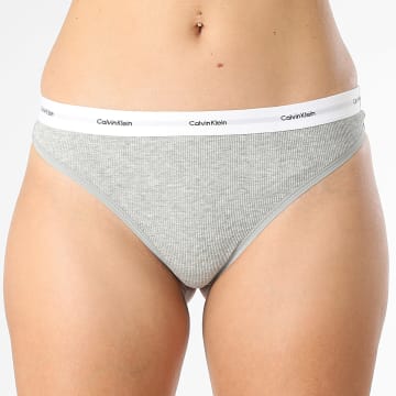 Calvin Klein - Perizoma da donna QD5357 Heather Grey
