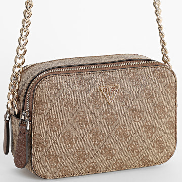 Guess - Guess -Dames Noelle II Handtas BG9672140 Beige Bruin Goud