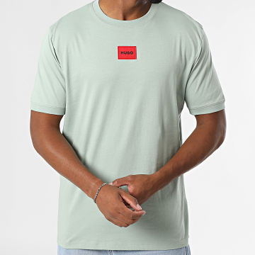 HUGO - Tee Shirt Diragolino 50447978 Vert Clair