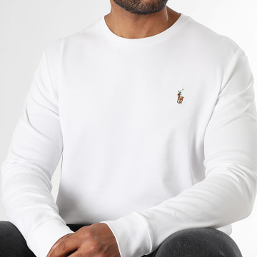 Polo Ralph Lauren - Tee Shirt Manches Longues Oxford Blanc