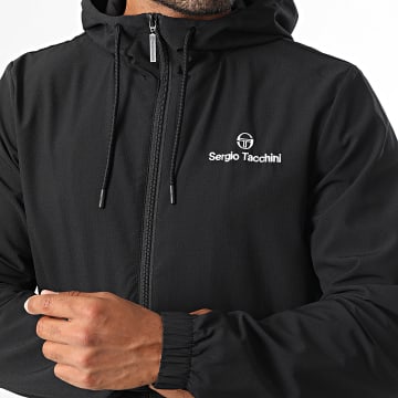 Sergio Tacchini - Veste Capuche Zippée Carson 41510 Noir