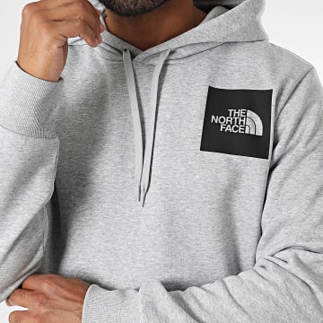 The North Face - Felpa con cappuccio dal taglio regolare Fine A89EU Grigio erica