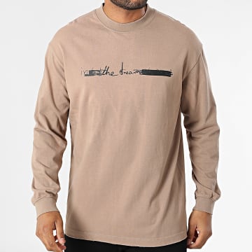 Uniplay - Maglietta a maniche lunghe oversize 591 Beige scuro
