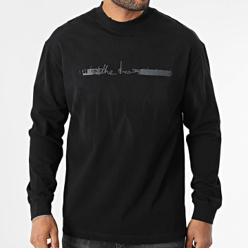 Uniplay - Maglietta a maniche lunghe oversize 591 nero