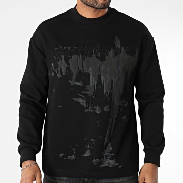 Uniplay - Felpa oversize con girocollo 569 nero