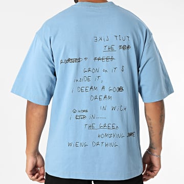 Uniplay - Maglietta oversize 119 azzurro