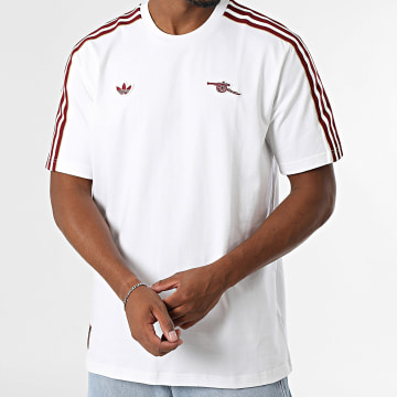Adidas Sportswear - Maglia a righe Arsenal Icon JM9395 Bianco