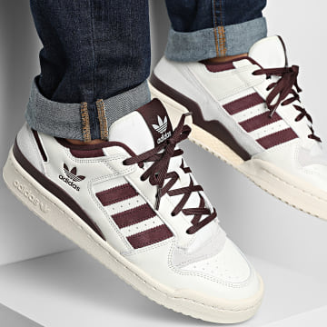 Adidas Originals - Forum Low Sneakers JQ0206 Cloud White Aurora Ruby Wonder White