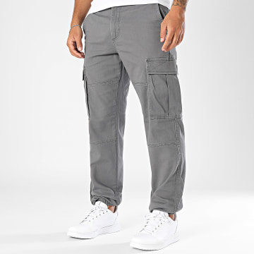 Jack And Jones - Kane Jonnie Charcoal Grey Relaxed Fit Cargo Broek