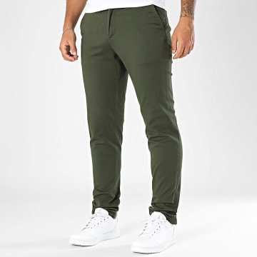 Jack And Jones - Marco Bowie Slim Khaki Groene Chino Broek