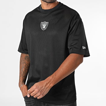 New Era - Camiseta oversize NFL Essentials Mesh Las Vegas Raiders 60684477 Negro