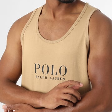 Polo Ralph Lauren - Canotta beige con logo