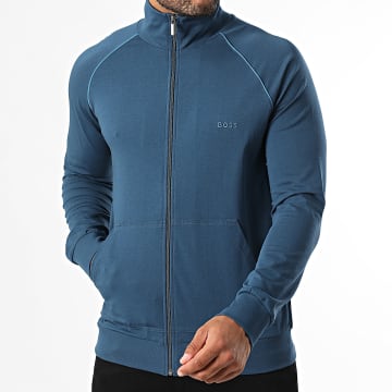 BOSS - Sudadera con cremallera Mix And Match 50515307 Azul marino