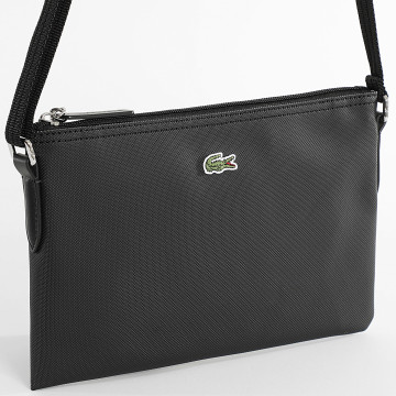 Lacoste - Damestas geborduurd krokodillenembleem zwart