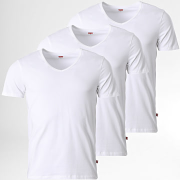 Levi's - Lot De 3 Tee Shirts Col V 701224297 Blanc