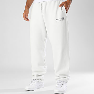 New Balance - Relaxed Fit Linear Graphic Joggingbroek MP53508 Wit