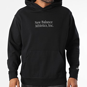 New Balance - Sweat Capuche Relaxed Fit Athletics Classics MT53925 Noir