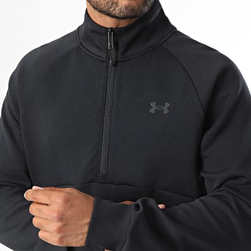 Under Armour - Sweat Col Zippé Unstoppable 6003868 Noir