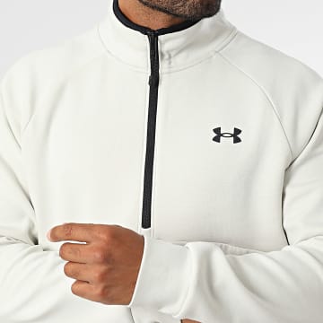Under Armour - Sweat Col Zippé Unstoppable 6003868 Beige Clair