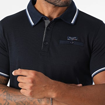 Deeluxe - Polo de manga corta Drex 05V2502 Azul marino