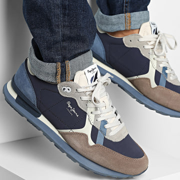 Pepe Jeans - Cestini Brit Prints PMS400002 Marrone noce