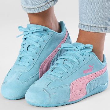 Puma - SpeedCat OG Jr Mujer Zapatillas 401698 Aqua Posie Rosa