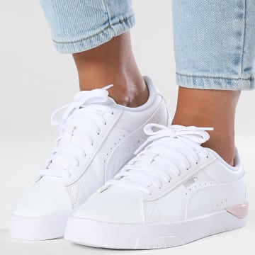 Puma - Zapatillas Mujer Jada Classic Holo 2.0 Jr 402274 Puma Blanco Malva Niebla Plata