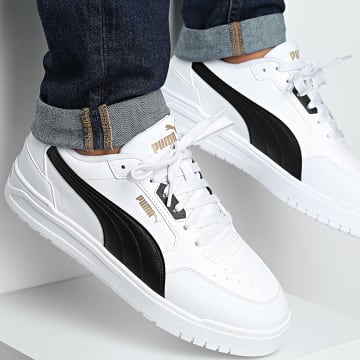 Puma - Baskets Shuffle Downtown 402596 Puma White Puma Black Gold