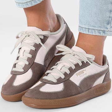 Puma - Palermo Mujer Zapatillas Vino Club 403349 Plana Bronce Goma