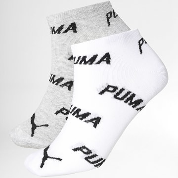 Puma - Set van 2 paar sokken 701231279 Gris Clair Chiné Blanc