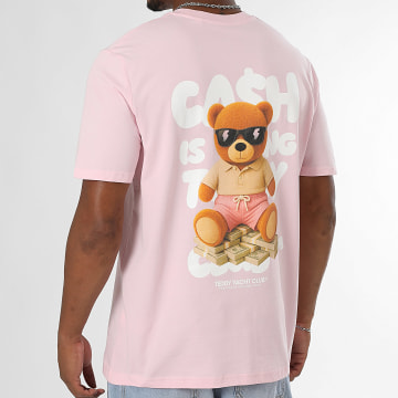 Teddy Yacht Club - Tee Shirt Oversize Cash Is King Throne Rose