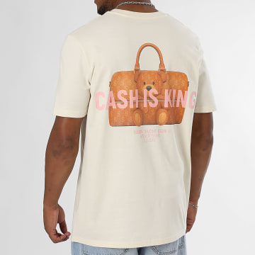 Teddy Yacht Club - Tee Shirt Oversize Cash Is King Keepall Beige