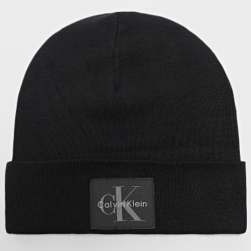 Calvin Klein - Monologo Patch Beanie D8088G Negro