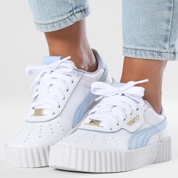 Puma - Carina 3.0 Luxe Zapatillas Mujer 400724 Puma Blanco Haute Tropic