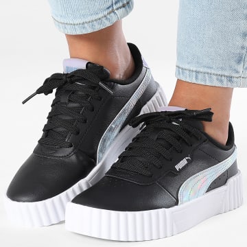 Puma - Carina 3.0 Space Belle Jr Zapatillas Mujer 402802 Puma Negro Azul Frío