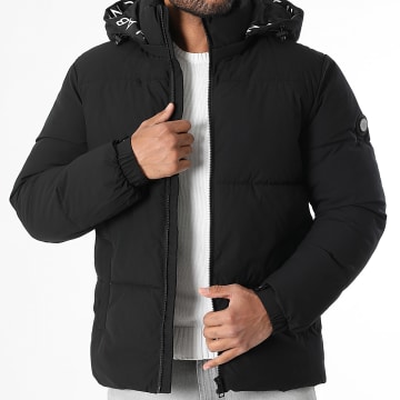 Chabrand - Hooded Zip Down Jacket 60893 Zwart