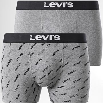 Levi's - Juego de 2 calzoncillos bóxer 701227428 Gris jaspeado