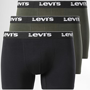 Levi's - Juego de 3 Boxers 701236673 Negro Verde Caqui