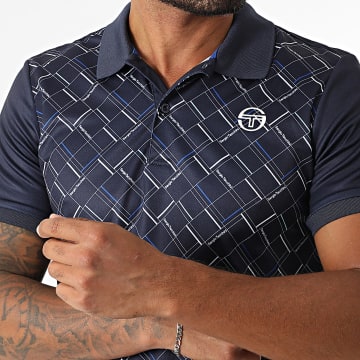 Sergio Tacchini - Polo a maniche corte Scozzese 41163 Blu navy