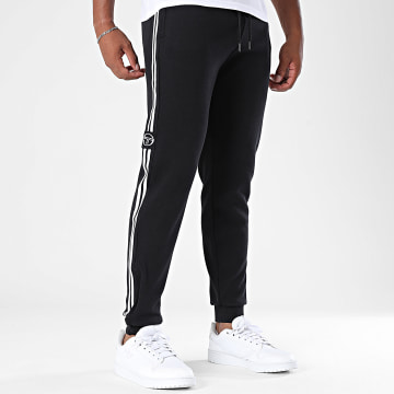 Sergio Tacchini - Cesena 41172 Pantaloni da jogging a fascia neri