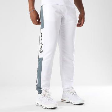 Sergio Tacchini - Abita 40814 Wit Grijs Houtskool Geband Joggingbroek